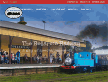 Tablet Screenshot of bellarinerailway.com.au